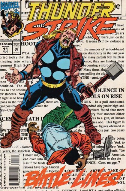 Thunderstrike, Vol. 1 Battle Lines! |  Issue#11A | Year:1994 | Series:  | Pub: Marvel Comics