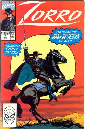 Zorro (Marvel) Genesis! |  Issue#1A | Year:1990 | Series: Zorro | Pub: Marvel Comics | Direct Edition