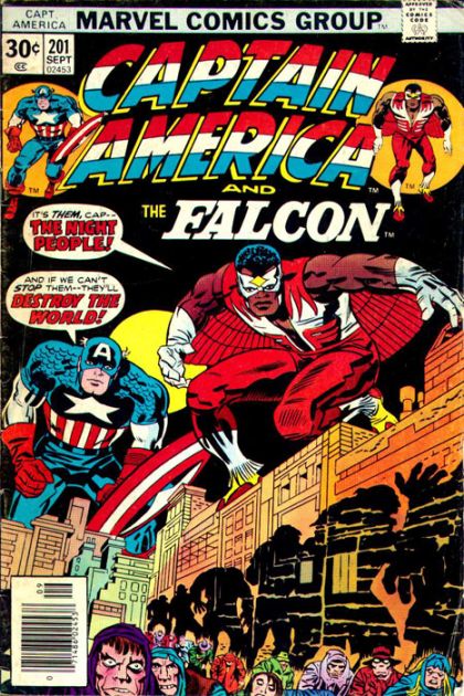 Captain America, Vol. 1 The Night People! |  Issue#201A | Year:1976 | Series: Captain America | Pub: Marvel Comics | Regular Edition