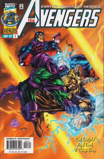 The Avengers, Vol. 2 In Love & War |  Issue#3A | Year:1996 | Series: Avengers | Pub: Marvel Comics | Direct Edition