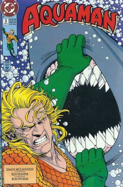 Aquaman, Vol. 4 The World Around Them |  Issue#3A | Year:1991 | Series: Aquaman | Pub: DC Comics | Direct Edition