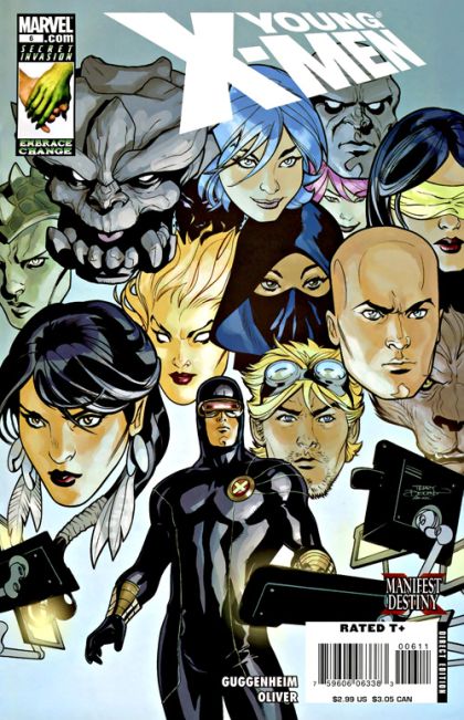 Young X-Men Manifest Destiny - San Francisco |  Issue#6A | Year:2008 | Series: X-Men | Pub: Marvel Comics | Direct Edition