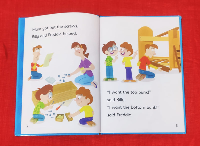 The Bunk Bed | Story Book with Big Pictures and Little Text | For 3-5 Years Old | Hardcover | SKU: 2405_101_A105