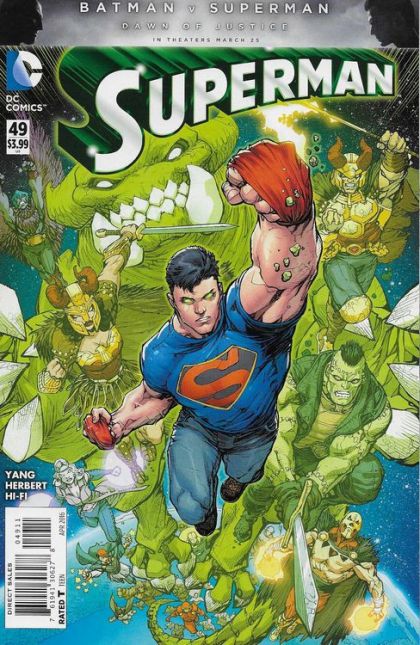 Superman, Vol. 3 Sacrifice |  Issue#49A | Year:2016 | Series: Superman | Pub: DC Comics