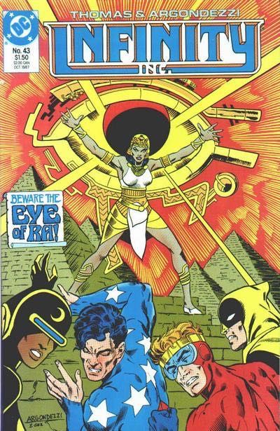 Infinity Inc., Vol. 1 Eye! |  Issue#43 | Year:1987 | Series: Infinity Inc. | Pub: DC Comics |