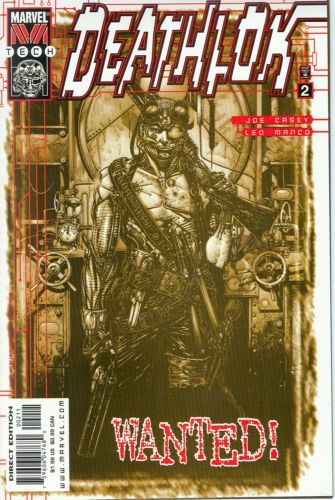 Deathlok, Vol. 3 The Crawl, Part 2 |  Issue#2A | Year:1999 | Series: Deathlok | Pub: Marvel Comics | Leonardo Manco Regular