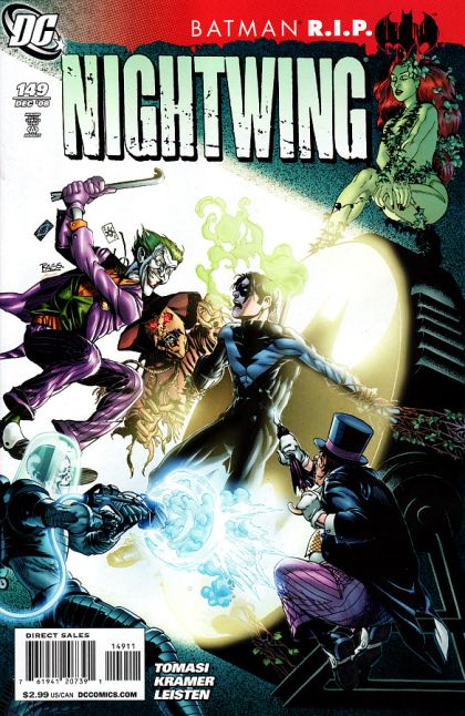 Nightwing, Vol. 2 Batman R.I.P. - The Great Leap, Part Three |  Issue#149A | Year:2008 | Series: Nightwing | Pub: DC Comics | Direct Edition