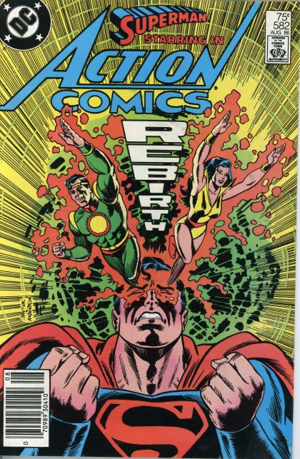 Action Comics, Vol. 1 The Strange Rebirth of Jor-El and Lara! |  Issue#582B | Year:1986 | Series:  | Pub: DC Comics | Newsstand Edition