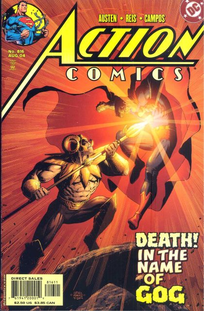 Action Comics, Vol. 1 Superman vs Gog, Part 2: Behold, I Am Against Thee |  Issue#816A | Year:2004 | Series:  | Pub: DC Comics | Direct Edition