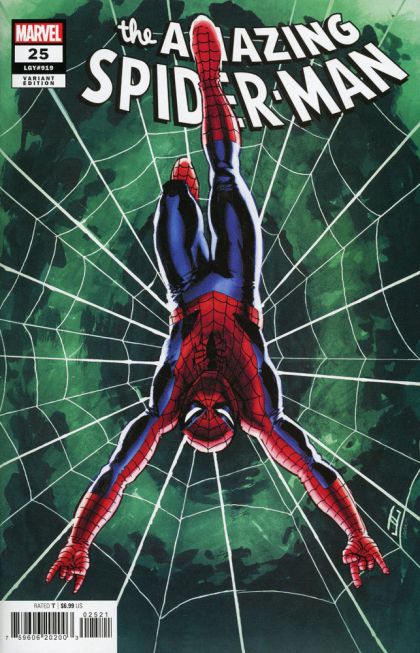 The Amazing Spider-Man, Vol. 6 Welcome to Omaha, Spider-Man |  Issue#25B | Year:2023 | Series: Spider-Man | Pub: Marvel Comics | John Cassaday Variant