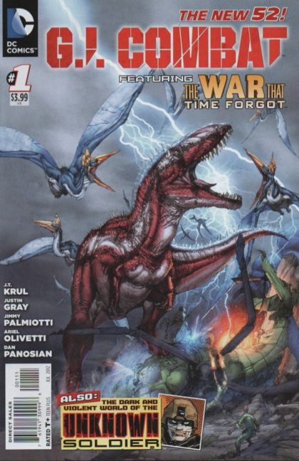 G.I. Combat, Vol. 2 The War That Time Forgot / The Unknown Soldier |  Issue#1A | Year:2012 | Series:  | Pub: DC Comics | Brett Booth Regular Cover