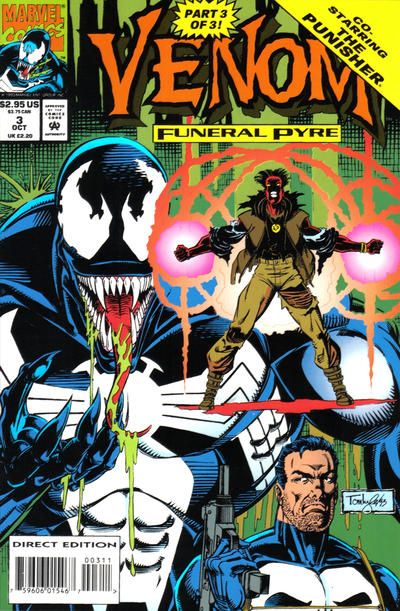 Venom: Funeral Pyre Feed The Pyre |  Issue#3A | Year:1993 | Series: Spider-Man | Pub: Marvel Comics | Direct Edition