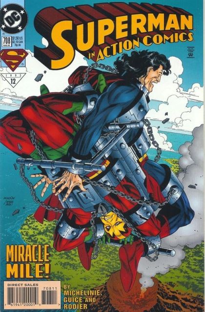 Action Comics, Vol. 1 Moving Miracle! |  Issue#708A | Year:1995 | Series:  | Pub: DC Comics | Direct Edition