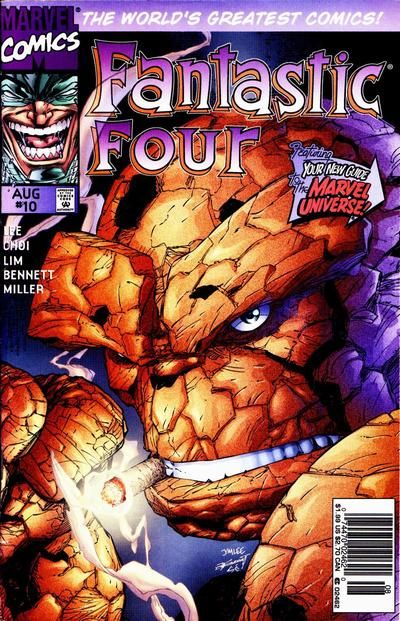 Fantastic Four, Vol. 2 Madmen and Prophets |  Issue#10B | Year:1997 | Series: Fantastic Four | Pub: Marvel Comics | Newsstand Edition