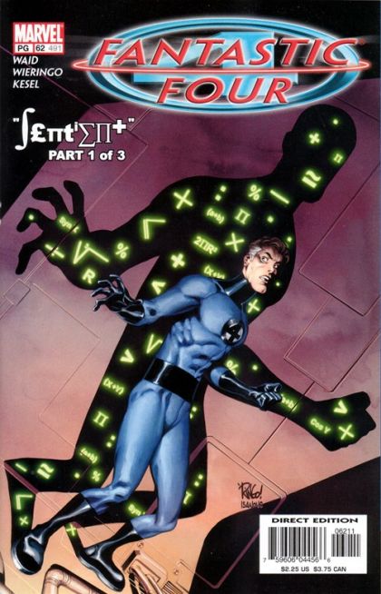 Fantastic Four, Vol. 3 Sentient, Part 1 |  Issue#62A | Year:2002 | Series: Fantastic Four | Pub: Marvel Comics | Mike Wieringo Regular