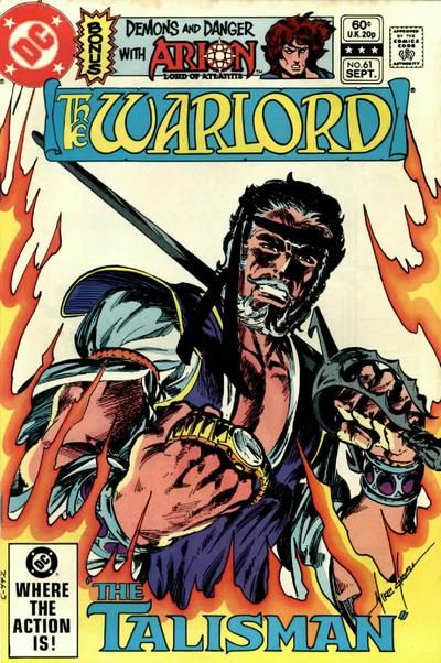 Warlord, Vol. 1 The Talisman / Moon Fall |  Issue#61A | Year:1982 | Series: Warlord | Pub: DC Comics