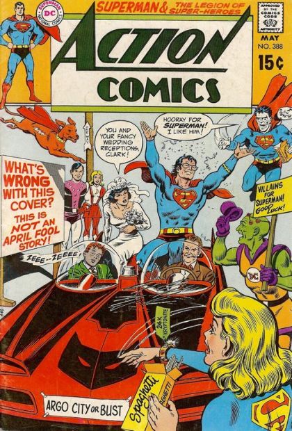 Action Comics, Vol. 1 The Puzzle of the Wild World!; Sun Boy's Lost Power! |  Issue#388 | Year:1970 | Series:  | Pub: DC Comics |