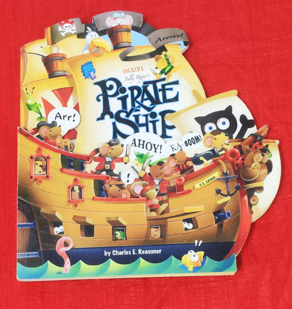 Inside Jolly Roger's pirate ship | Story Book | For 0-2 Years Old | Board Book | SKU: 2405_101_A105