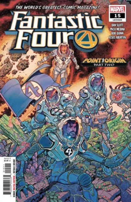 Fantastic Four, Vol. 6 Point of Origin |  Issue#15A | Year:2019 | Series: Fantastic Four | Pub: Marvel Comics | Nick Bradshaw Regular