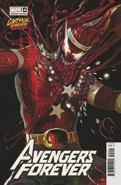 Avengers Forever, Vol. 2 The Forever Storm |  Issue#4B | Year:2022 | Series:  | Pub: Marvel Comics | Stephanie Hans Carnage Forever Cover