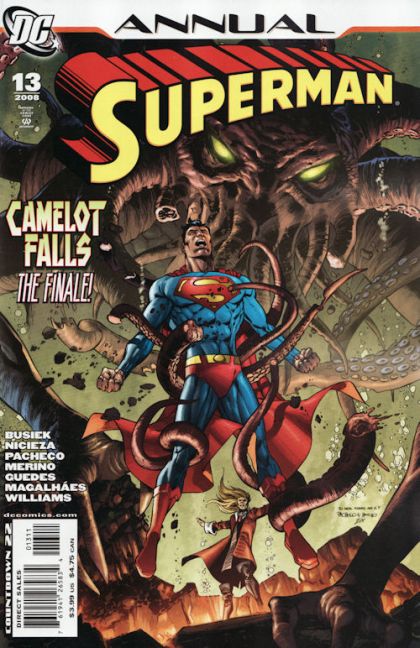 Superman, Vol. 1 Annual Camelot Falls, Finale: The Fall |  Issue#13 | Year:2007 | Series: Superman | Pub: DC Comics | Carlos Pacheco "2008 Annual" Regular Cover