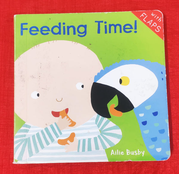 Feeding Time | One Line Story  Book | For 0-2 Years Old | Board Book | SKU: 2405_101_A105