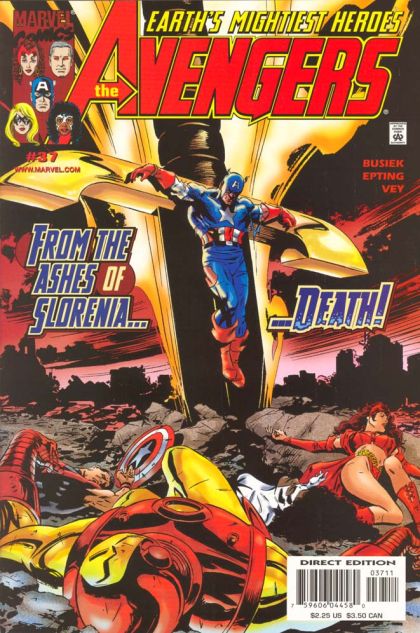 The Avengers, Vol. 3 Scorched Earth |  Issue#37A | Year:2000 | Series: Avengers | Pub: Marvel Comics | Direct Edition