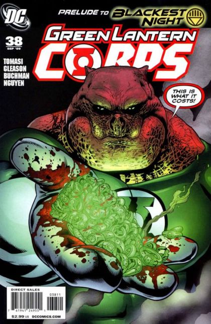 Green Lantern Corps, Vol. 1 Blackest Night - Emerald Eclipse, Conclusion |  Issue#38A | Year:2009 | Series: Green Lantern | Pub: DC Comics | Patrick Gleason Regular