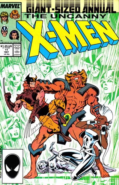 The Uncanny X-Men Annual, Vol. 1 Lost In The Funhouse |  Issue#11A | Year:1987 | Series: X-Men | Pub: Marvel Comics | Direct Edition