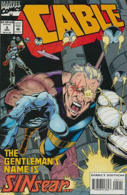 Cable, Vol. 1 Sinsearly Yours Sincerely Mine... |  Issue#5A | Year:1993 | Series:  | Pub: Marvel Comics | Direct Edition