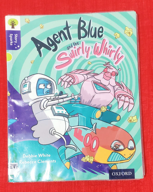 Agent Blue and the swirly whirly | Story Book with Big Pictures and Little Text | For 3-5 Years Old | Paperback | SKU: 2405_101_A105