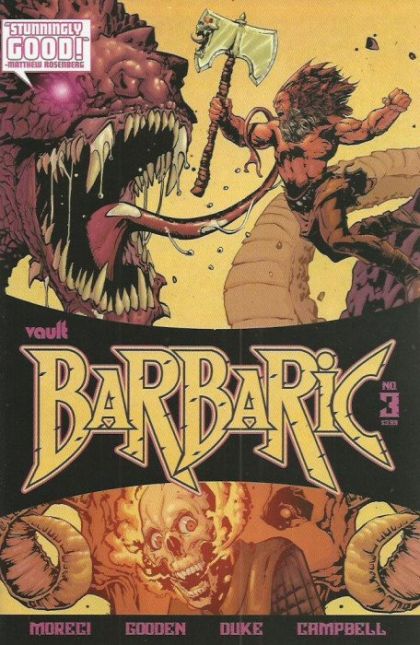 Barbaric  |  Issue#3A | Year:2021 | Series:  | Pub: Vault Comics | Regular Nathan Gooden Cover