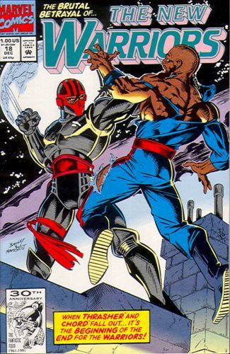 The New Warriors, Vol. 1 Everything You Wanted To Know About The Taylor Foundation But Were Afraid To Ask |  Issue#18A | Year:1991 | Series: New Warriors | Pub: Marvel Comics | Direct Edition