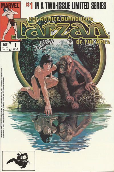 Tarzan: The Movie Tarzan of the Apes |  Issue#1A | Year:1984 | Series: Tarzan | Pub: Marvel Comics | Direct Edition