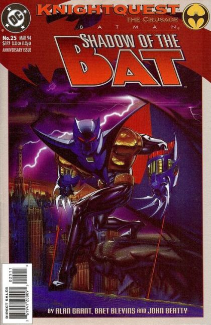 Batman: Shadow of the Bat Knightquest: The Crusade - Joe Public: The Birth Of A Hero |  Issue#25A | Year:1994 | Series: Batman | Pub: DC Comics | Direct Edition