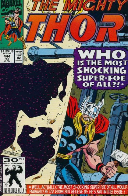 Thor, Vol. 1 How the Groonk Stole Christmas! |  Issue#444A | Year:1992 | Series: Thor | Pub: Marvel Comics | Direct Edition