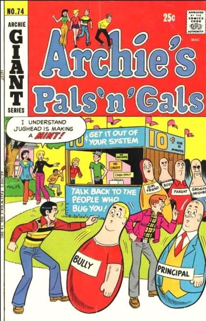 Archie's Pals 'n' Gals Powers Unknown |  Issue#74 | Year:1972 | Series: Archie | Pub: Archie Comic Publications |