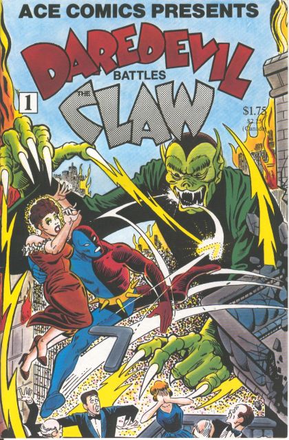 Daredevil Battles the Claw  |  Issue#1 | Year:1987 | Series:  | Pub: Ace Comics |