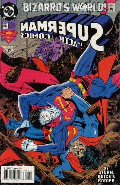 Action Comics, Vol. 1 Bizarro's World - Part 3: War Of The Super-Powers |  Issue#697A | Year:1994 | Series:  | Pub: DC Comics | Direct Edition