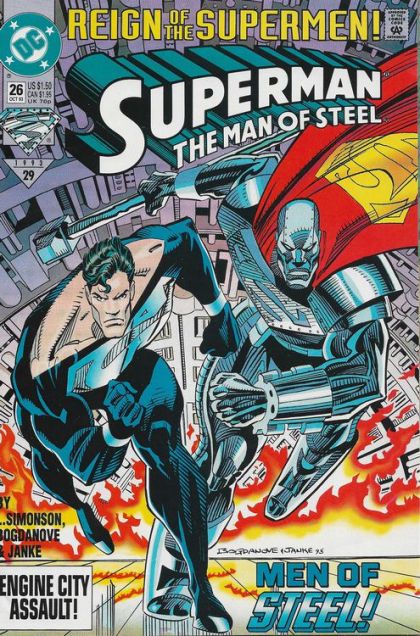 Superman: The Man of Steel Reign of the Supermen - Blast Off! |  Issue#26A | Year:1993 | Series: Superman | Pub: DC Comics | Direct Edition