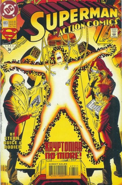 Action Comics, Vol. 1 The Last Purge Of Krypton |  Issue#693A | Year:1993 | Series:  | Pub: DC Comics | Direct Edition