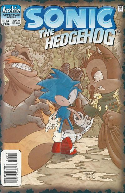 Sonic the Hedgehog, Vol. 2 The Dream Zone |  Issue#43A | Year:1993 | Series: Sonic The Hedgehog | Pub: Archie Comic Publications | Direct Edition