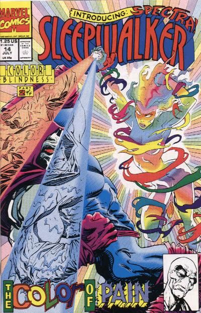 Sleepwalker Color Blindness, The Color Of Pain |  Issue#14A | Year:1992 | Series:  | Pub: Marvel Comics | Direct Edition