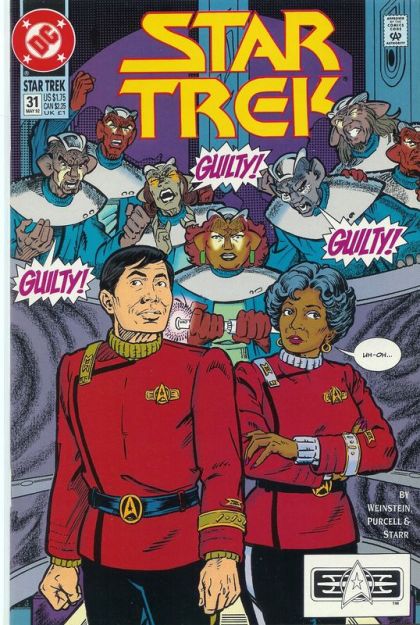 Star Trek, Vol. 2 Veritas, pt 2: Sacrifice And Survivors |  Issue#31A | Year:1992 | Series: Star Trek | Pub: DC Comics | Direct Edition