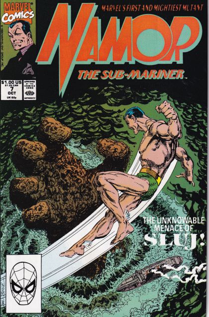 Namor, the Sub-Mariner That I Be Shunned by All--- |  Issue#7A | Year:1990 | Series: Sub-Mariner | Pub: Marvel Comics | Direct Edition