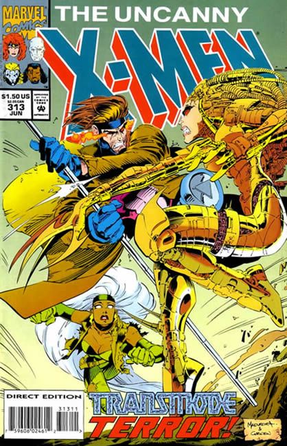 Uncanny X-Men, Vol. 1 Hands Across The Water |  Issue#313A | Year:1994 | Series: X-Men | Pub: Marvel Comics | Direct Edition