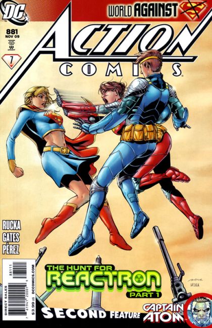 Action Comics, Vol. 1 World Against S - The Hunt For Reactron, Part 1 / Captain Atom, Chapter 3 |  Issue#881A | Year:2009 | Series:  | Pub: DC Comics | Direct Edition