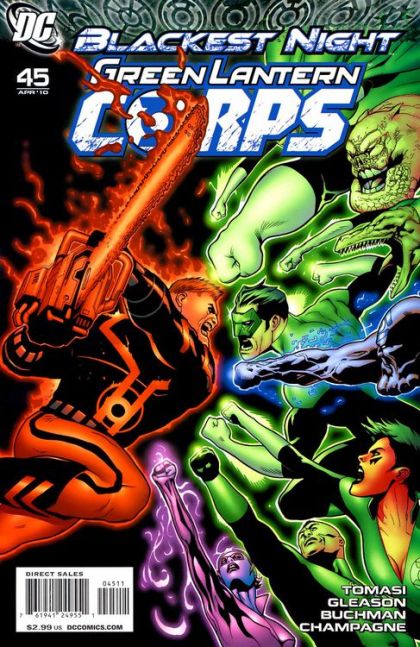 Green Lantern Corps, Vol. 1 Blackest Night - Red Dawn |  Issue#45A | Year:2010 | Series: Green Lantern | Pub: DC Comics | Patrick Gleason Regular