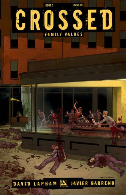 Crossed: Family Values  |  Issue#5A | Year:2010 | Series:  | Pub: Avatar Press | Jacen Burrows Regular Cover