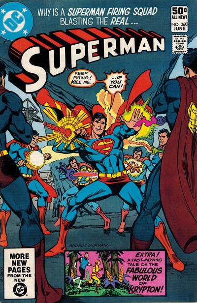 Superman, Vol. 1 Is Superman Going... Going... Gone?; Day Into Night-- Night Into Day |  Issue#360A | Year:1981 | Series: Superman | Pub: DC Comics | Direct Edition